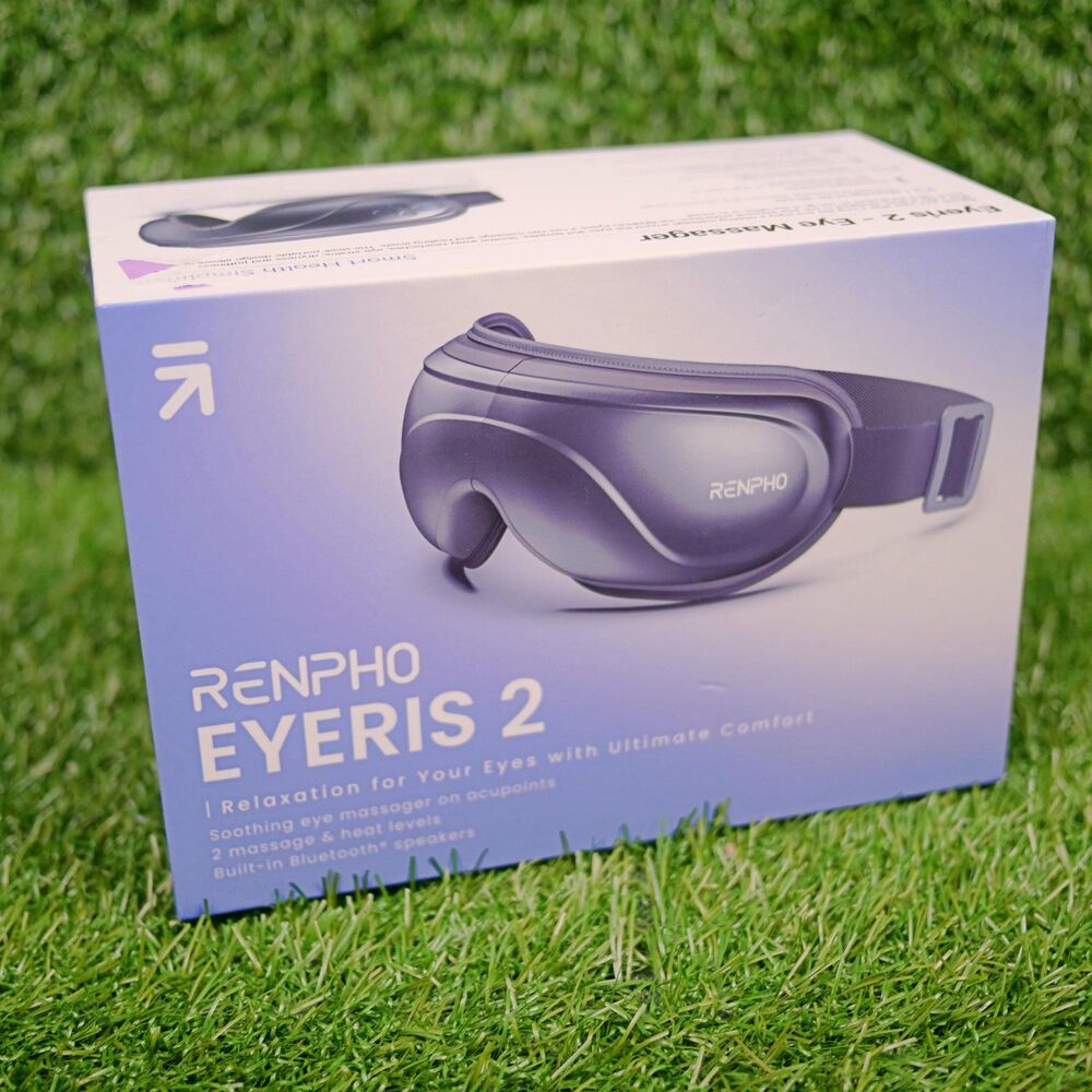 RENPHO Eyeris 2 Eye Massager – Heated Eye Mask with Bluetooth & Compression